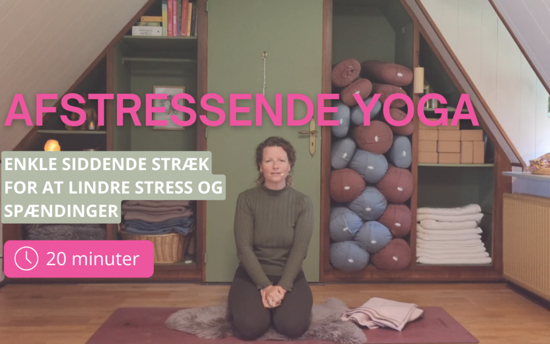 Afstressende Yoga: Enkle Siddende Stræk for At Lindre Stress og Spændinger