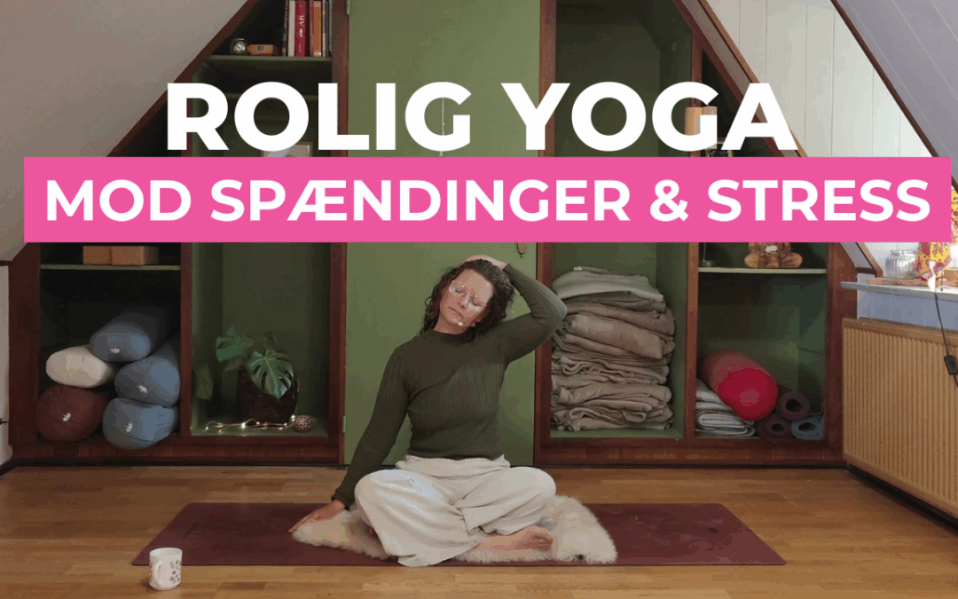 Blid Siddende Yoga mod Spændinger, Stress & Hovedpine – 18 min